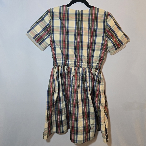 Crewcuts Girls Holiday Christmas Party Plaid Glitter Sequin Dress, sz 16 - Picture 7 of 9